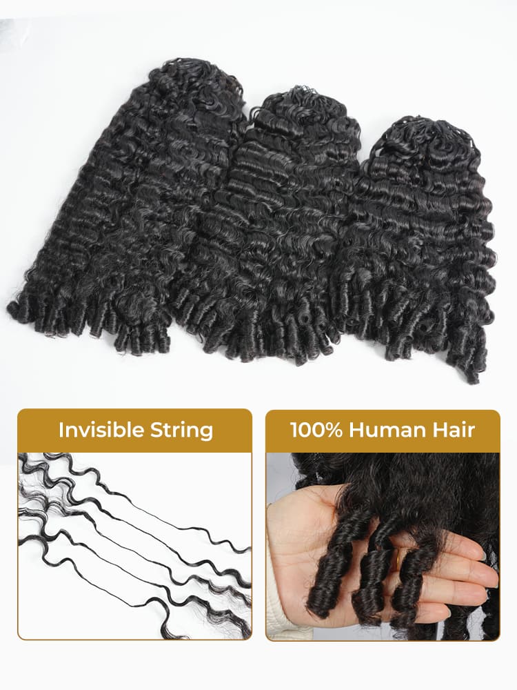knotless crochet human hair extensions