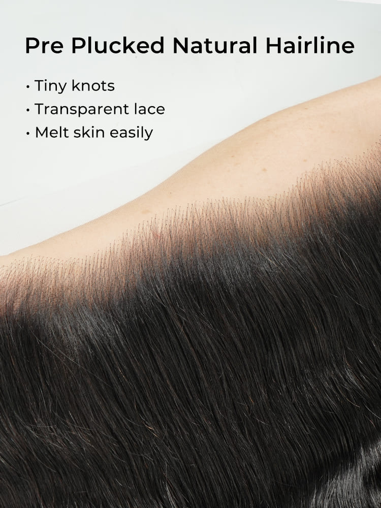 pre plucked natural hairline
