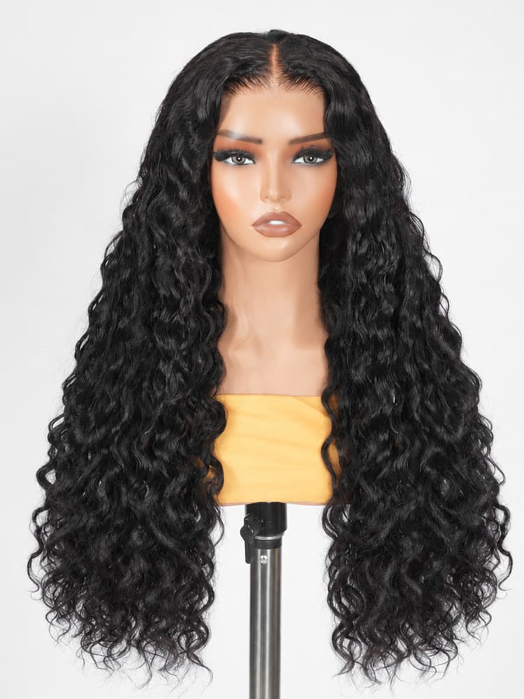 full density curly wig