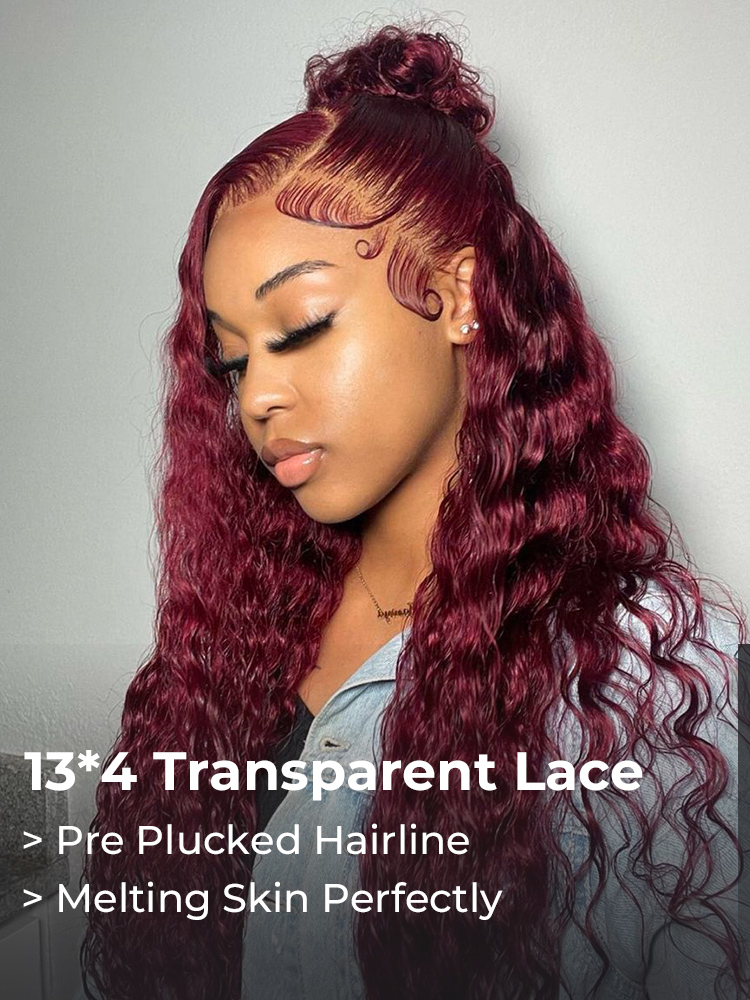 transparent lace front wig