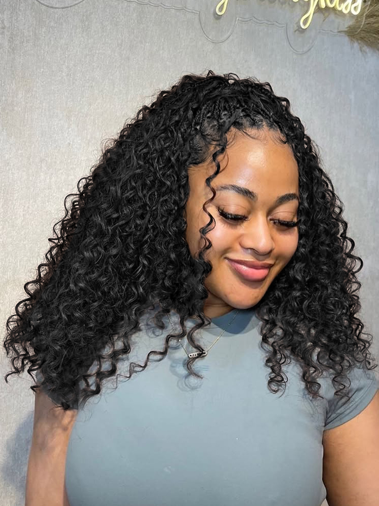 pre styled braided wig