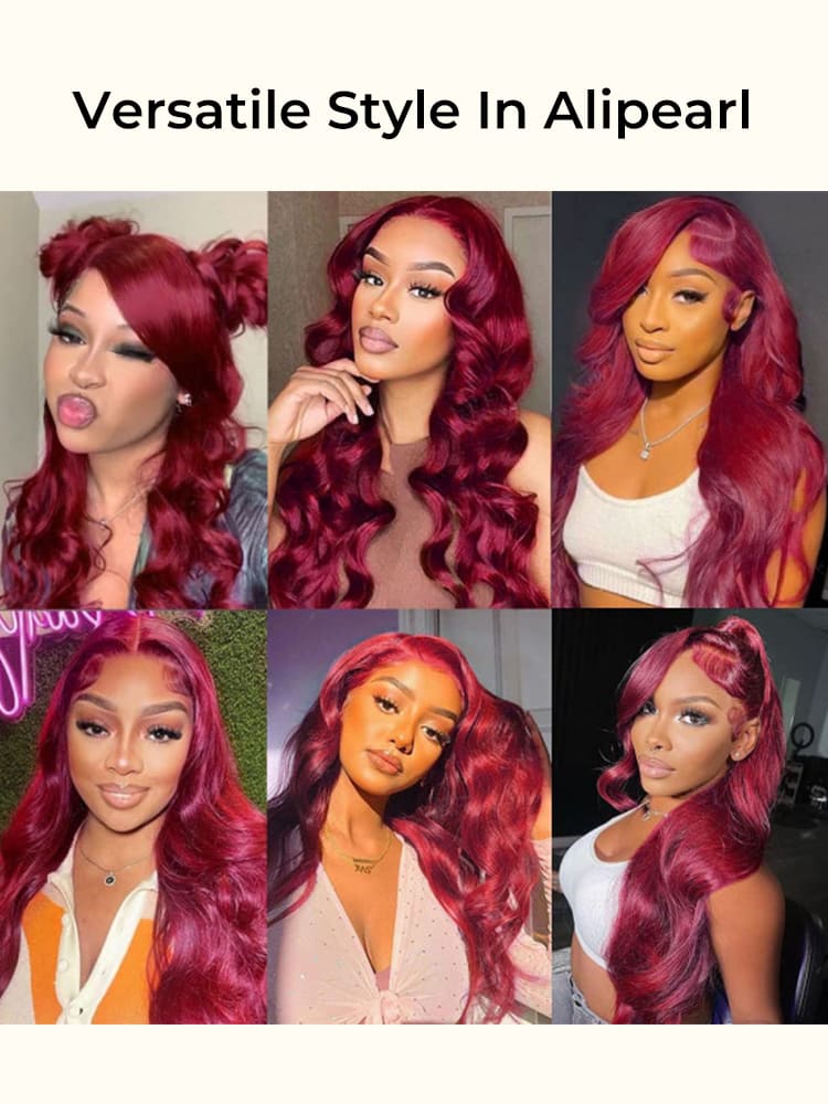 Colored Body Wave Lace Closure Wig