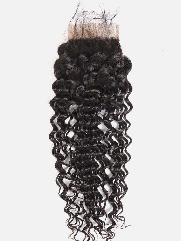 deep wave lace closure with baby hair