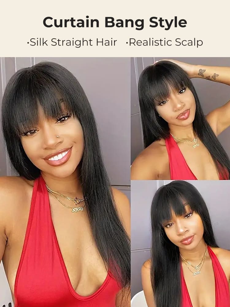 Curtain Bang Hairstyle