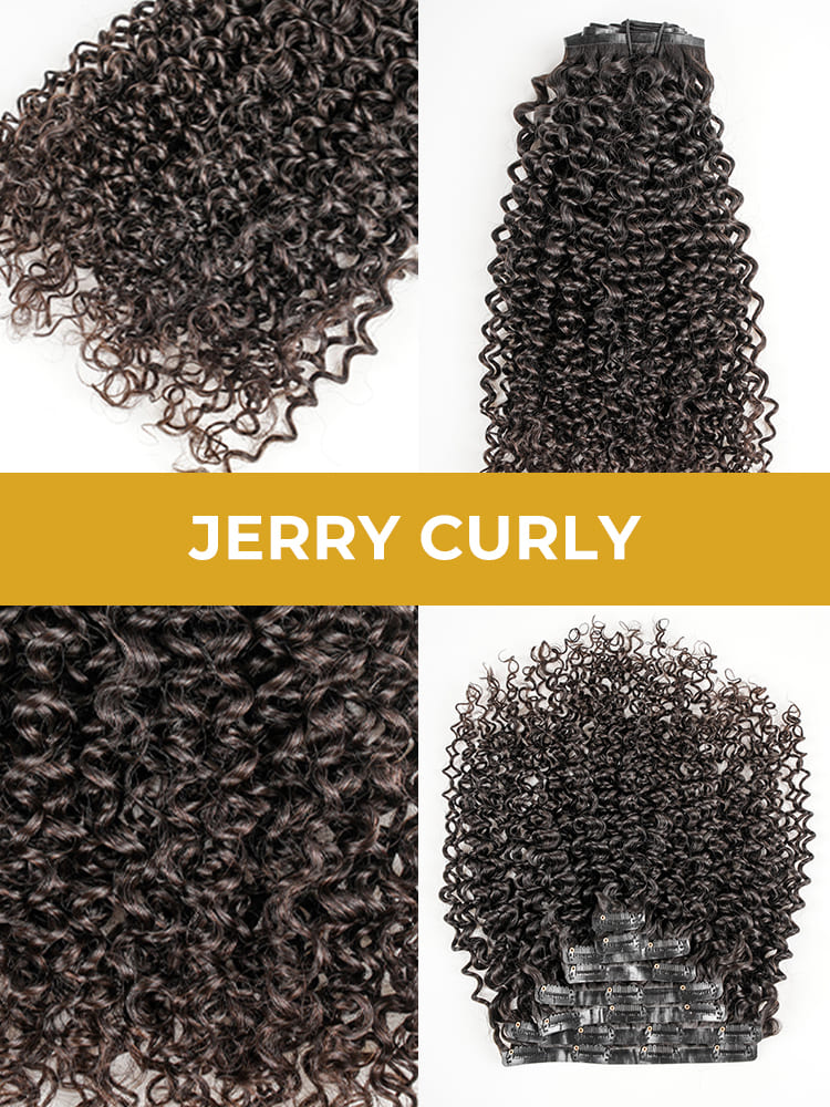 Human Hair Curly Extensions