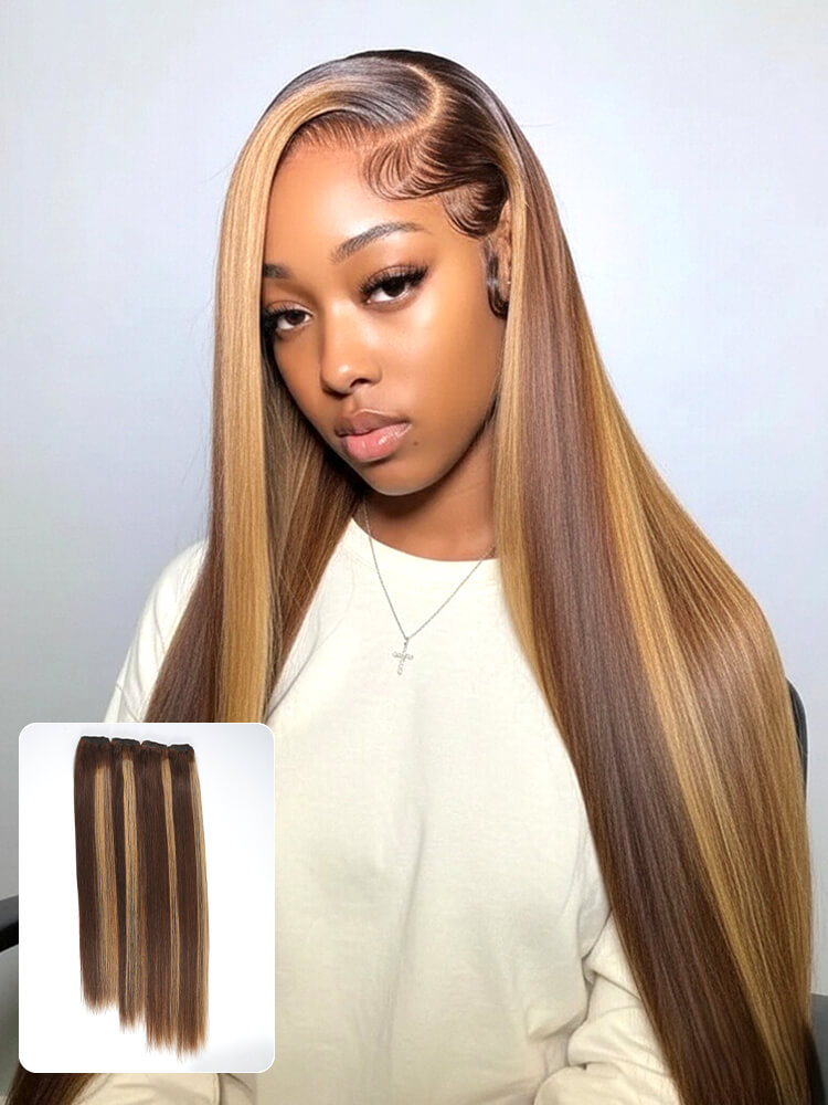 #P4/27 Body Wave Balayage Hair Weave