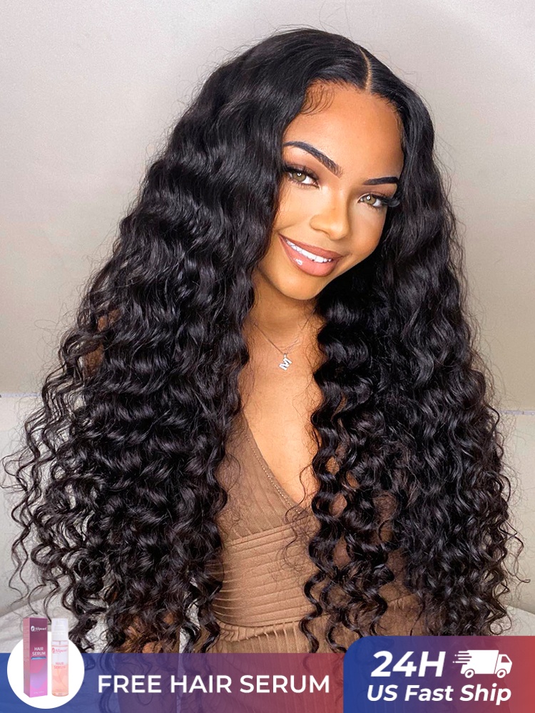 Wavy Lace Wig 13*4 Lace Front Wigs Loose Deep Hair Human Hair Wigs