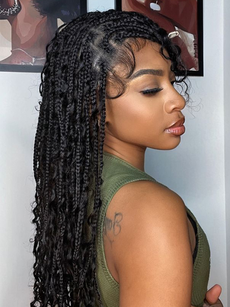 ready to go braided glueless wig