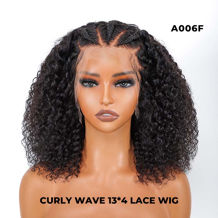 Pre Braided Lace Closure Wig