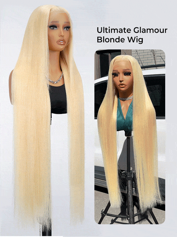 Blonde 613 Long Lace Front Wig