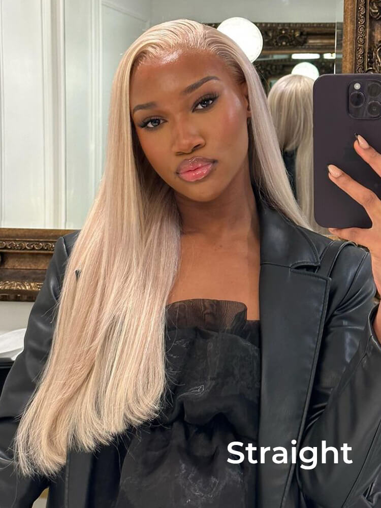 Blonde Wig With Brown Highlights