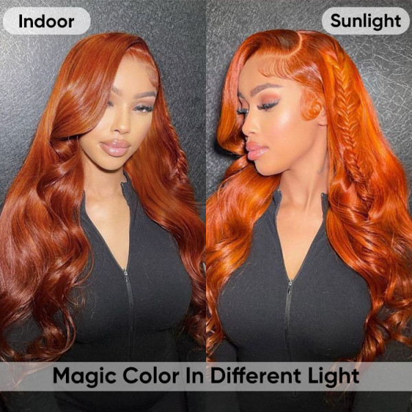 Burnt Orange Copper Color Hair 