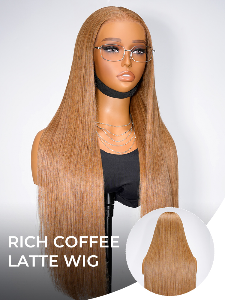 Coffee Latte Color Wig