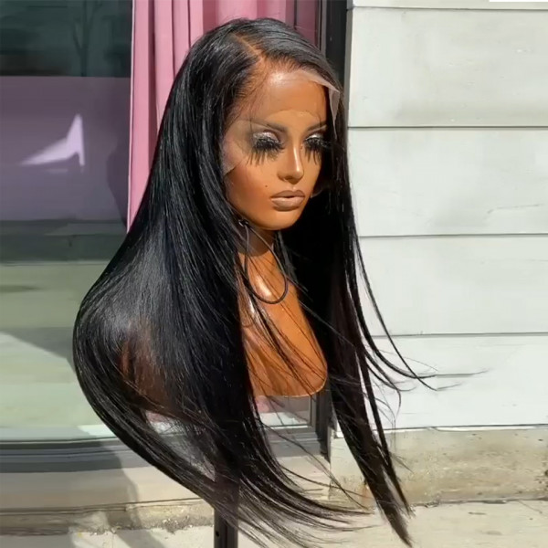 Ali Pearl Lace Front Wig Silky Straight 100% Virgin Human Hair -Alipearl  Hair