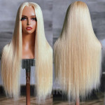 Blonde Hair Lace Closure Wigs
