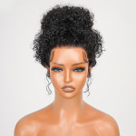 Curly Messy Bun Wig