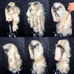 blonde lace wig