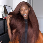 Reddish Brown Lace Front Wig