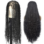 Braid Wig With Curl Ends