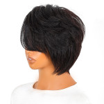 Sidepart Human Hair Wig