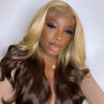 Colored Human Hair Wigs