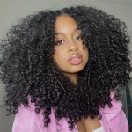 Curly Wig With Finger Coils