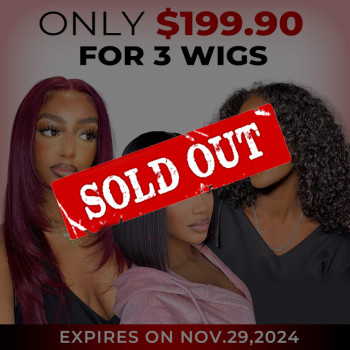 Super Value 3-Piece Set: Top Selling 3 Wigs