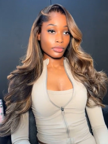 Highlight Lagos Hairline Loose Body Wave 13x6 HD Lace Front Wigs