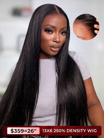 Alipearl Straight HD Lace Wigs 13*6 Lace Frontal Wigs 5*5 Closure Wigs HD Transparent Lace