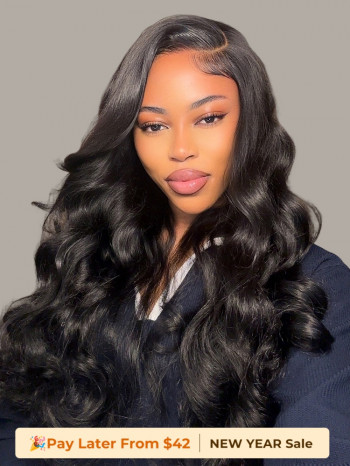 Glueless Side Part 5*5 HD Lace Closure Wigs 250% density Body Wave Hair Hairstylist Customized