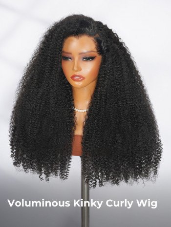 Lagos M Hairline Kinky Curly C Part 13x6 HD Lace Front Wig Ready To Go