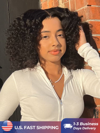 Ready to Go 5x7 Lace Closure Curly Wig Easy To Wear Mini Knots