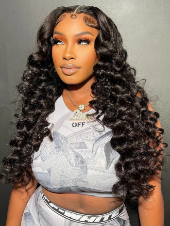 Alipearl Real HD Lace Wigs Loose Deep Wave Lace Front Wigs