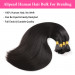 Human Hair for Micro Braiding