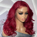 Blood Red Color Body Wave Human Hair