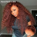 Copper Red   Kinky Curly Wigs