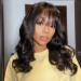 Body Wave Lace Wig With Bangs