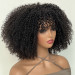 Afro Wigs With Bangs 
