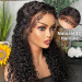 Curly 4C Hairline Lace Front Wigs