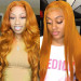 Ginger orange color wig