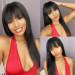 Glueless Wigs With Bangs