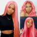 Pink hair wigs