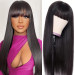 Straight Wigs With Bangs