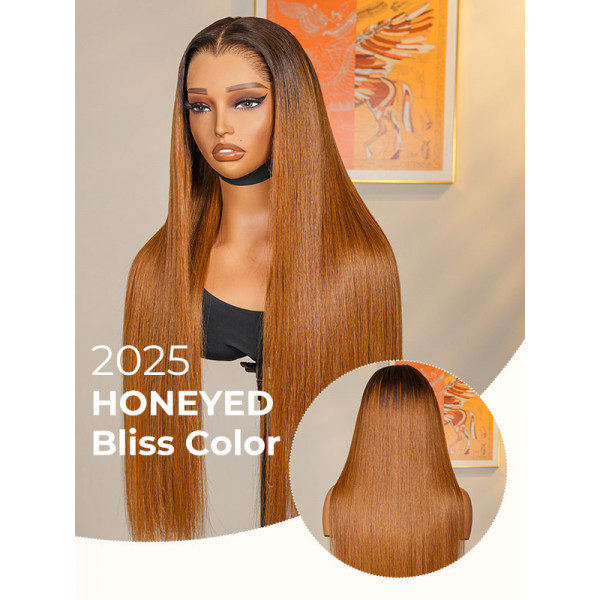 Honeyed Bliss Color Wig M Hairline 13x6 Front Wig With