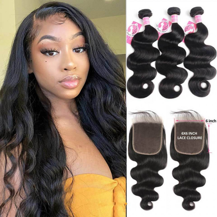 Body wave bundles with closure sale