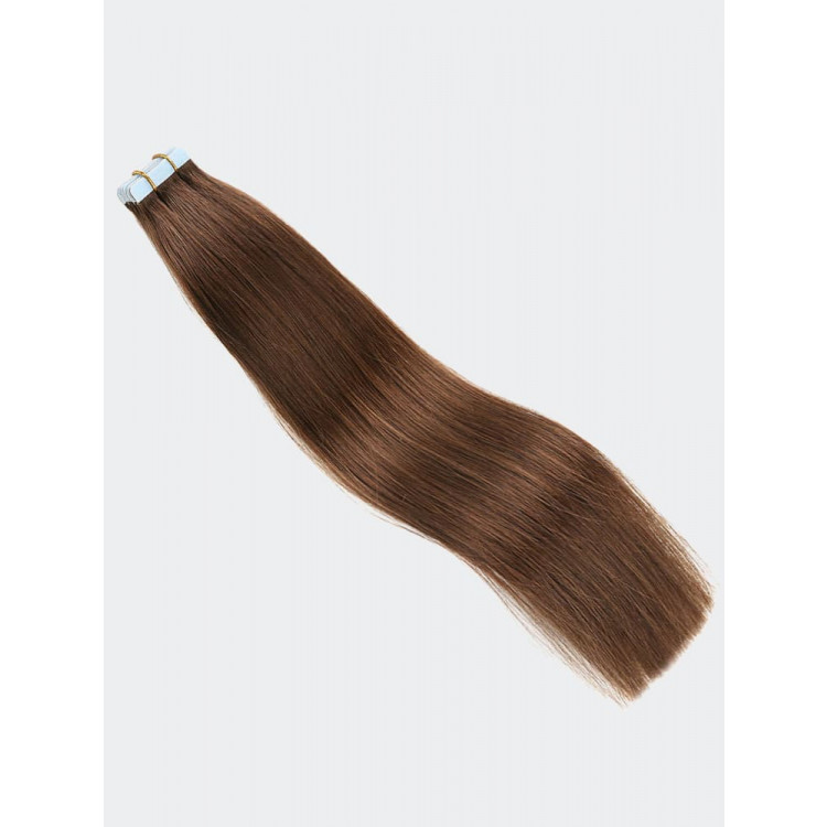 COPY - Human Hair extension Copy of Hair Extensions Tape in Human Hair Silky Straight  main image 2