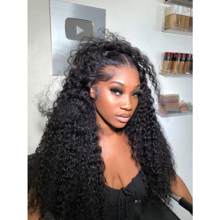 Curly Hair Wig 4x4 Closure Wig Curly Human Hair Lace Closure Wigs Alipearl Hair