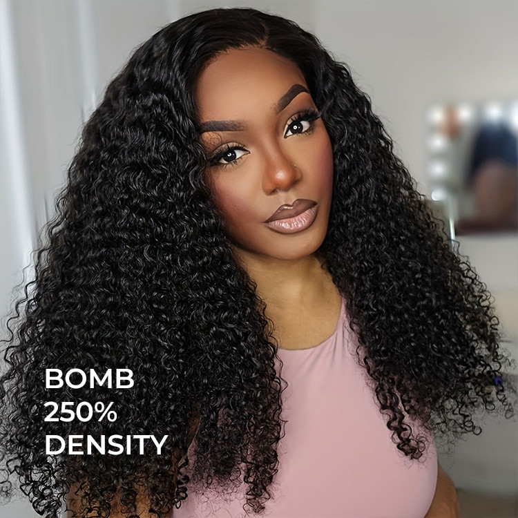 Long kinky wigs outlet