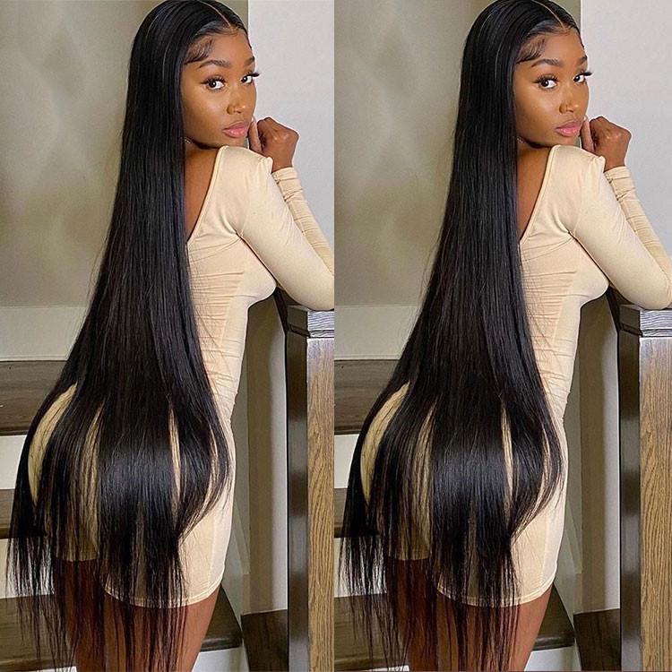 40 inch buss down is gorgeouss 😍 #wiginstall #atlhairstylist #wigtuto, wig install