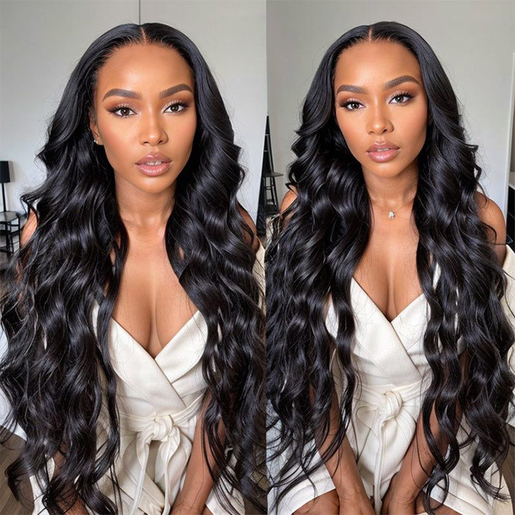 Deep Part 13 6 Lace Wig Body Wave HD Lace Closure Wig 24 40 Inches Long Hair Wigs 250 Density Mini Single Knots